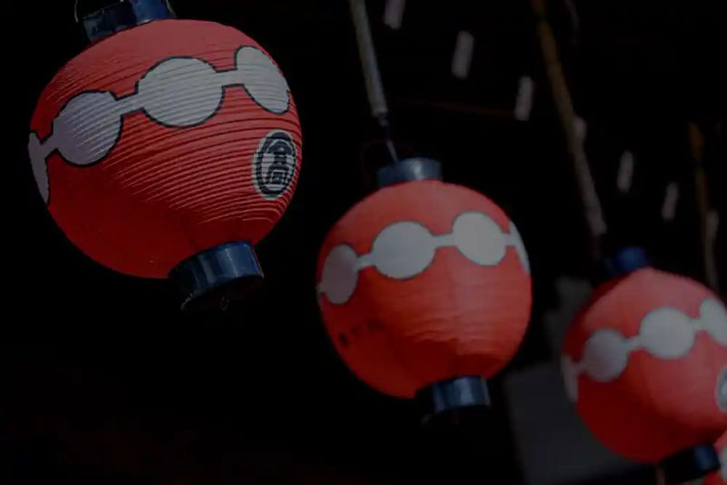 Kyoto Lanterns Background